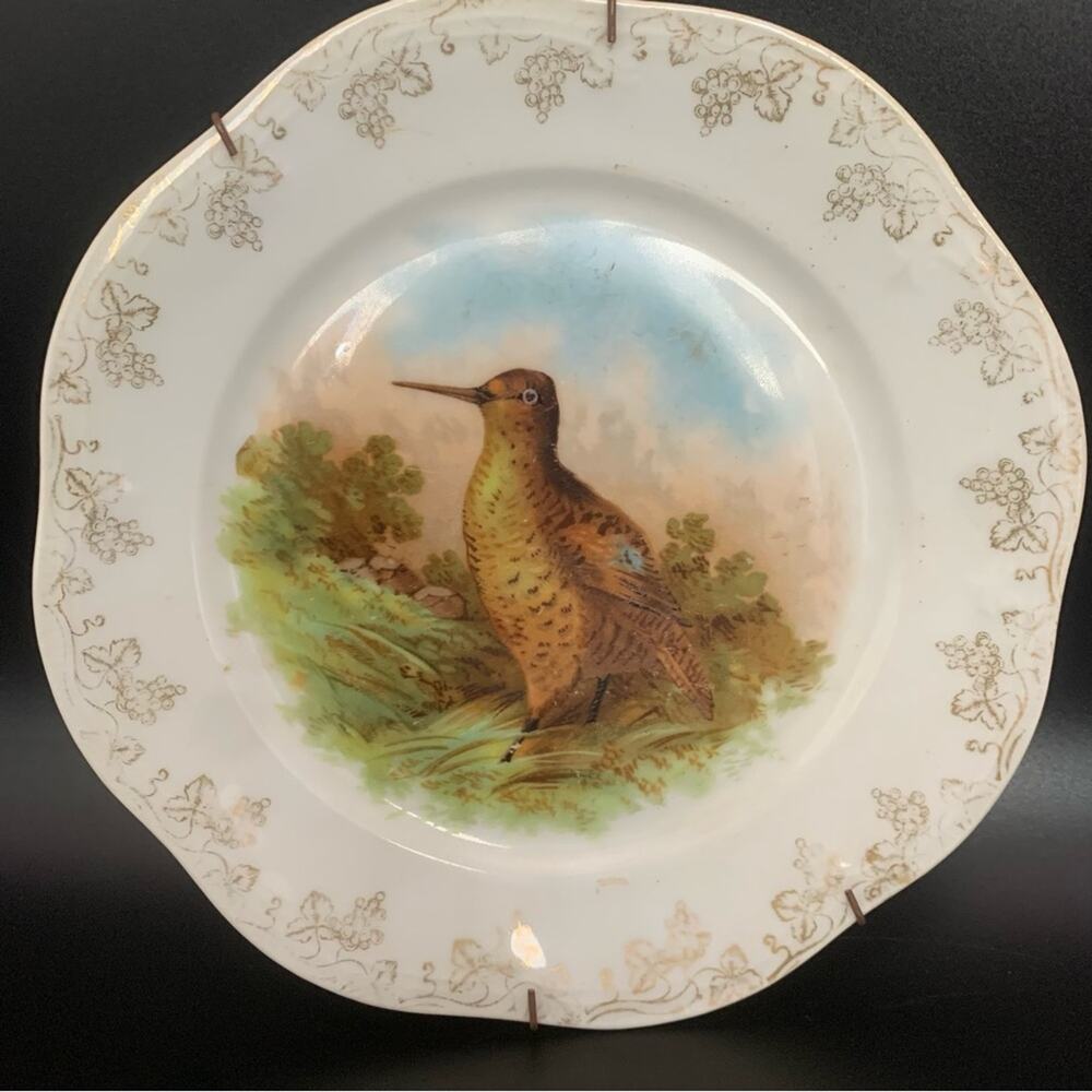 Antique Mignon Z.S. & Co. Bavaria Porcelain Wall Art